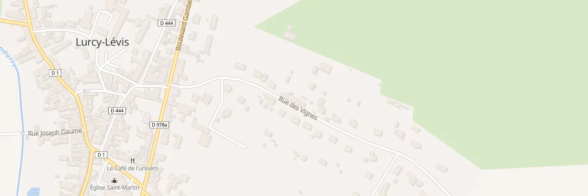 Plan du 13 Rue des Vignes à Lurcy-Lévis