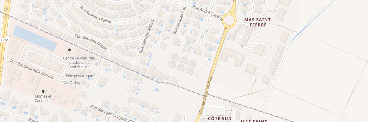 Plan du 9004 Che de la Roseraie à Perpignan