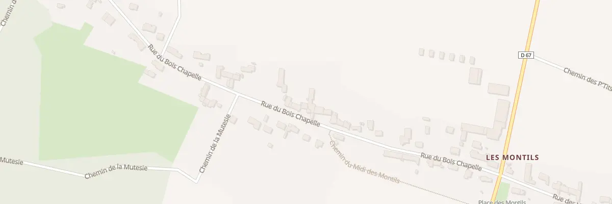 Plan du 32 Rue du Bois Chapelle à La Chapelle-Rablais