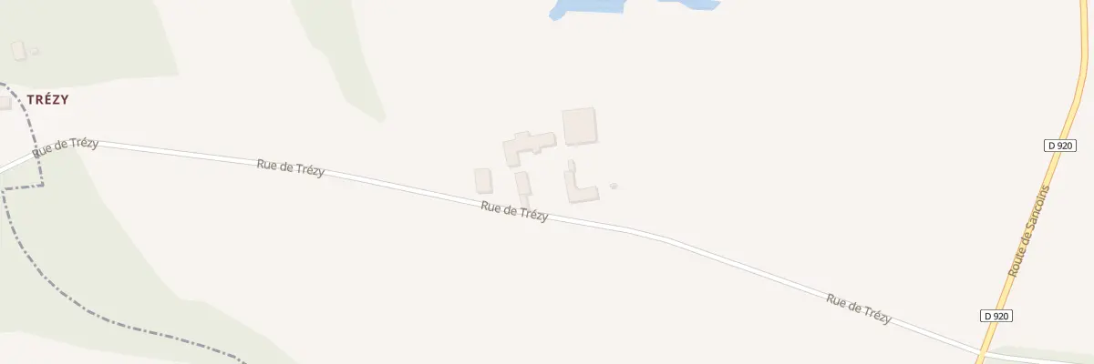 Plan du 2 Rue de Trézy à La Chapelle-Hugon