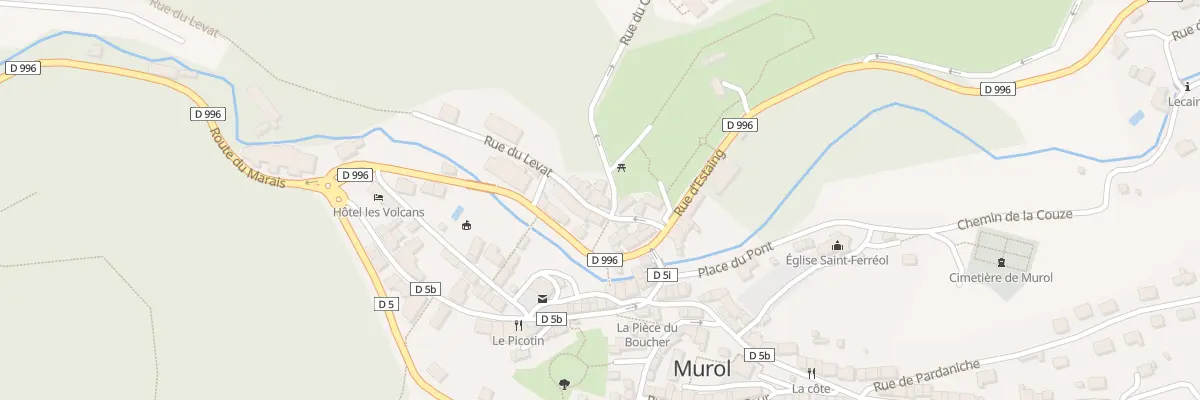 Plan du 5001 Rue du chateau à Murol