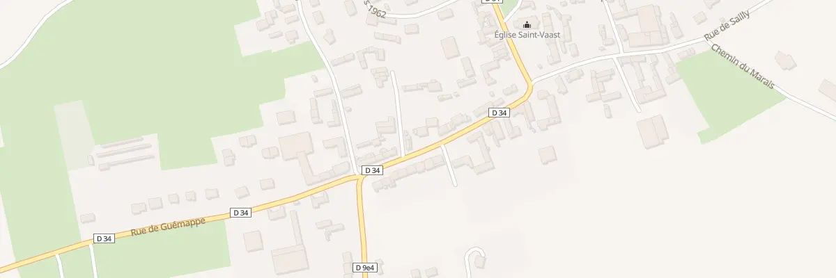 Plan du 10 Rue de Guémappe à Boiry-Notre-Dame