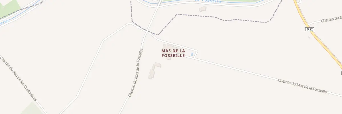 Plan du 243 Mas Carcassonne à Saleilles