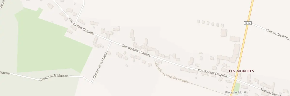 Plan du 30 Rue du Bois Chapelle à La Chapelle-Rablais