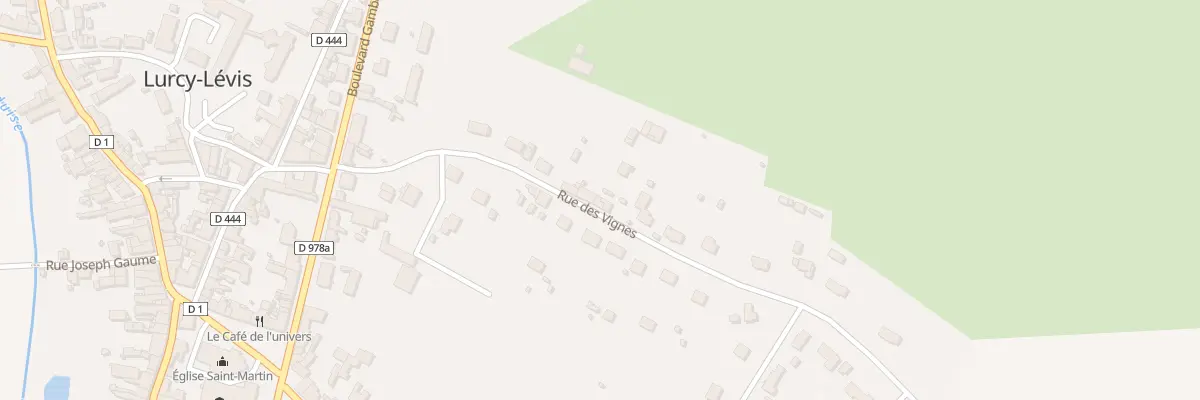 Plan du 15 Rue des Vignes à Lurcy-Lévis