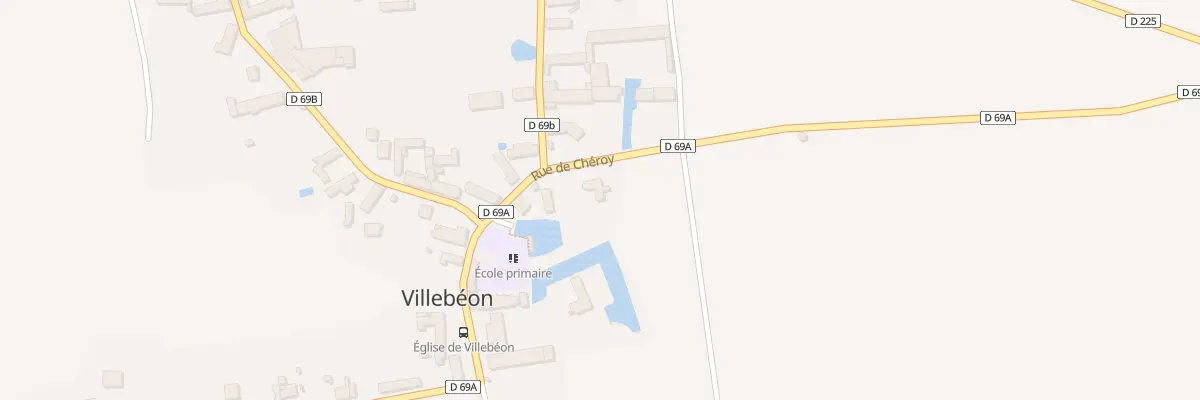 Plan du 6 Rue de Chéroy à Villebéon