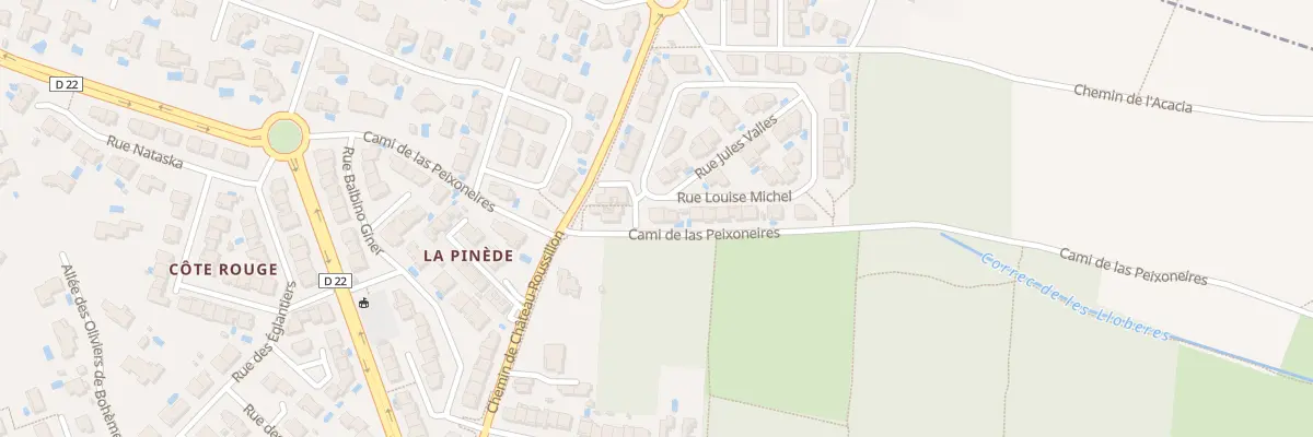 Plan du 47 Rue Louise Michel à Cabestany