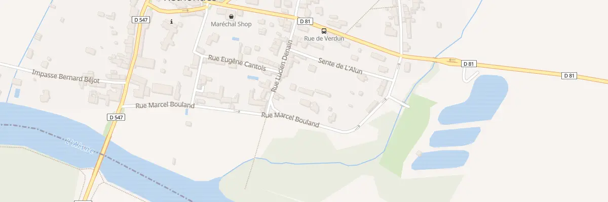 Plan du 4 Rue Lucien Denain à Rethondes