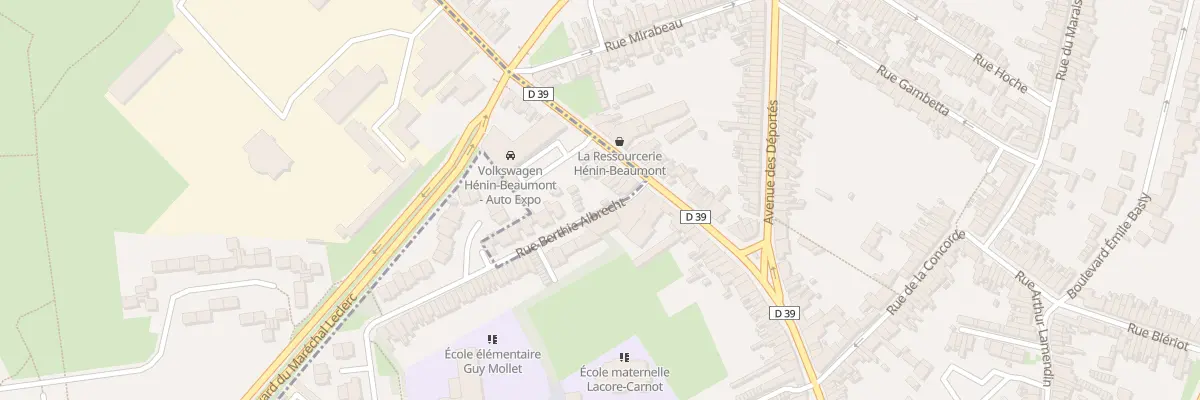 Plan du 215 Rue de la Libération à Montigny-en-Gohelle