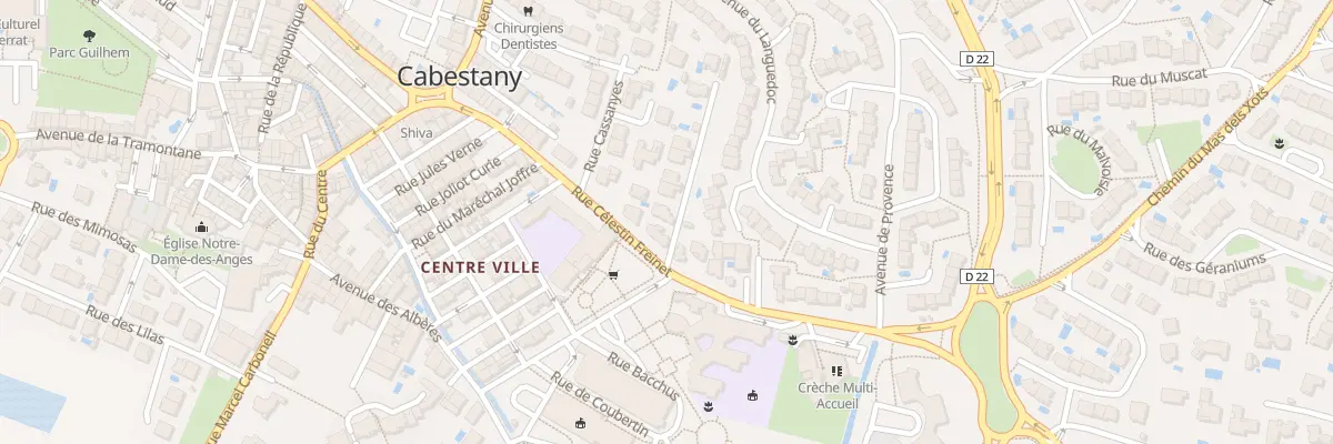 Plan du 19 Rue Celestin Freinet à Cabestany