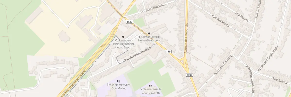 Plan du 217 Rue de la Libération à Montigny-en-Gohelle