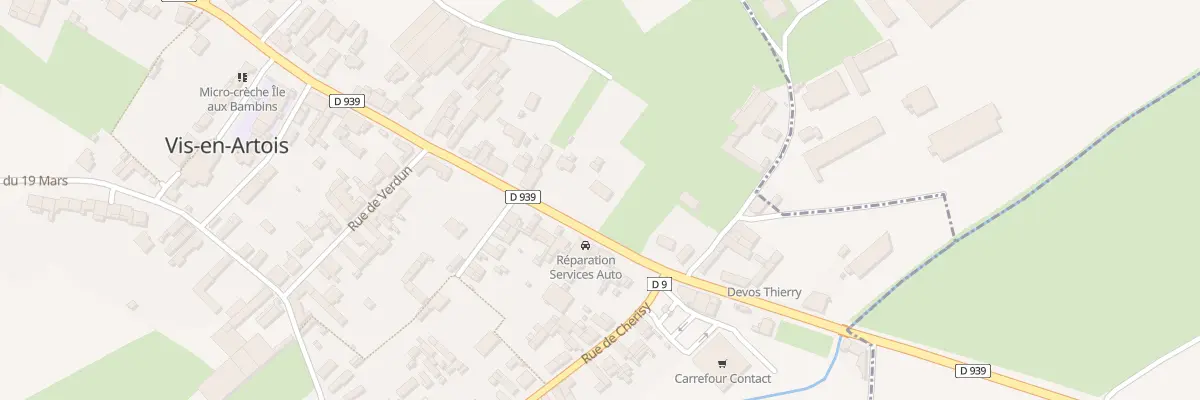 Plan du 69B Rue Andre Mercier à Vis-en-Artois