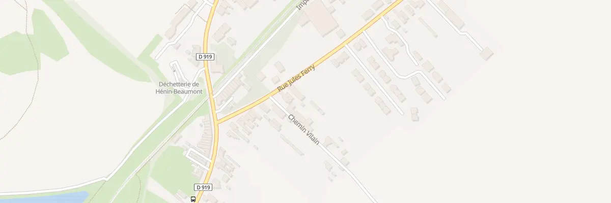Plan du 1215 Rue Jules Ferry à Hénin-Beaumont