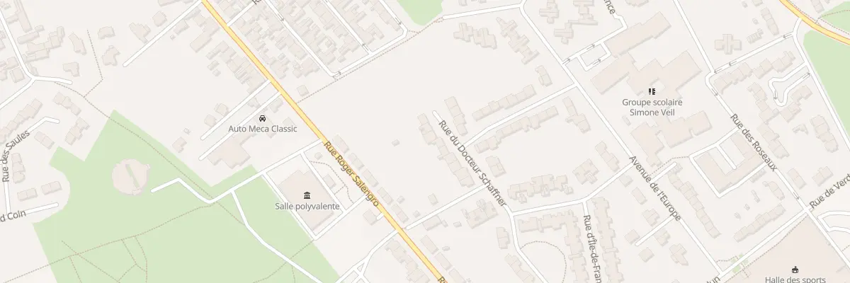 Plan du 13 Rue du Docteur Schaffner à Wavrin