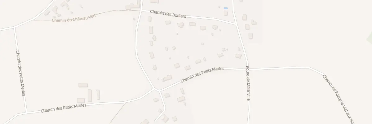 Plan du 150 Che des Petits Merles à Rozoy-le-Vieil
