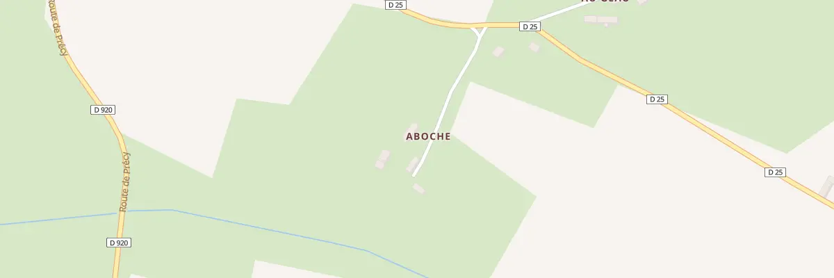 Plan du 3 Aboche à Jussy-le-Chaudrier