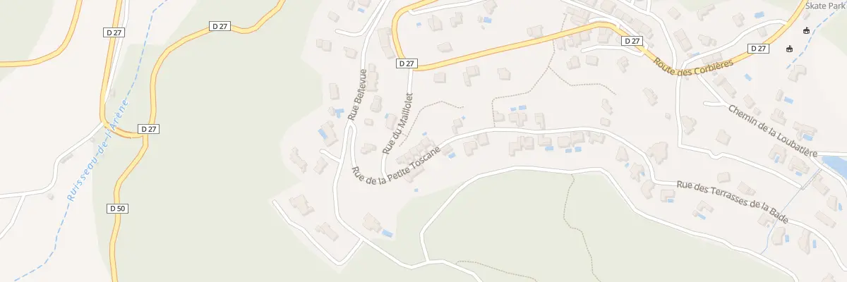 Plan du 7 Rue de la Petite Toscane à Treilles