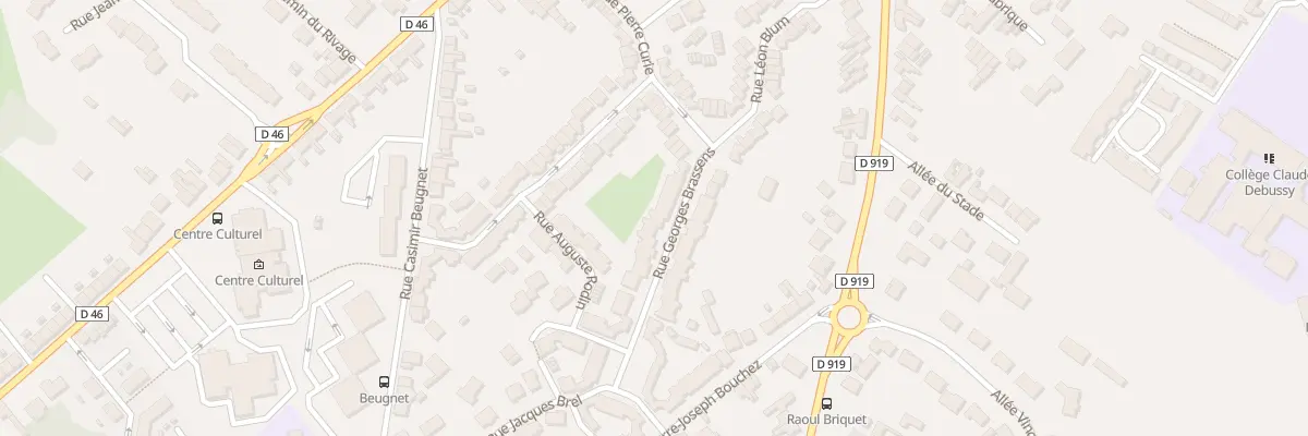 Plan du 27 Rue Georges Brassens à Courrières