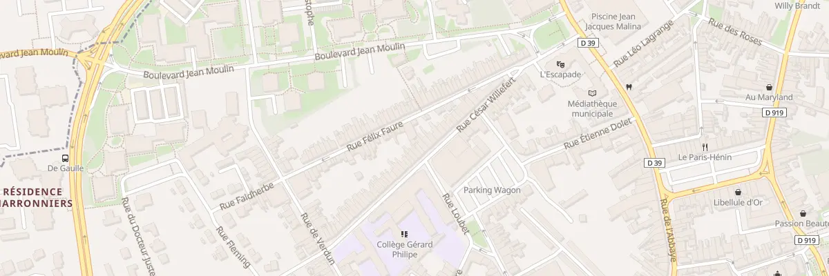 Plan du 138 Rue César Willefert à Hénin-Beaumont