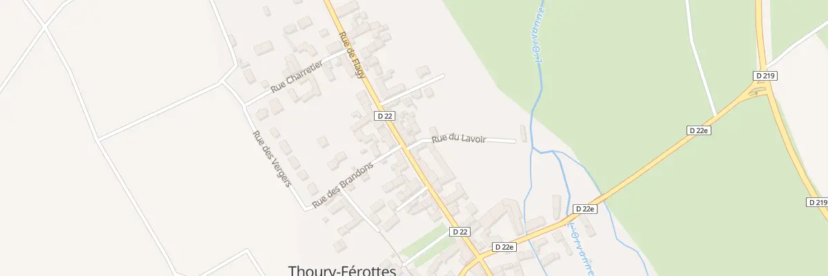 Plan du 32B Rue de Flagy à Thoury-Férottes