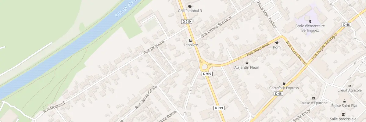 Plan du 34 Rue Louis Pasteur à Courrières