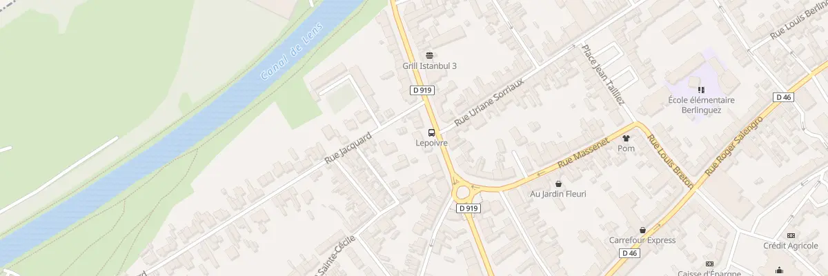 Plan du 28 Rue Louis Pasteur à Courrières