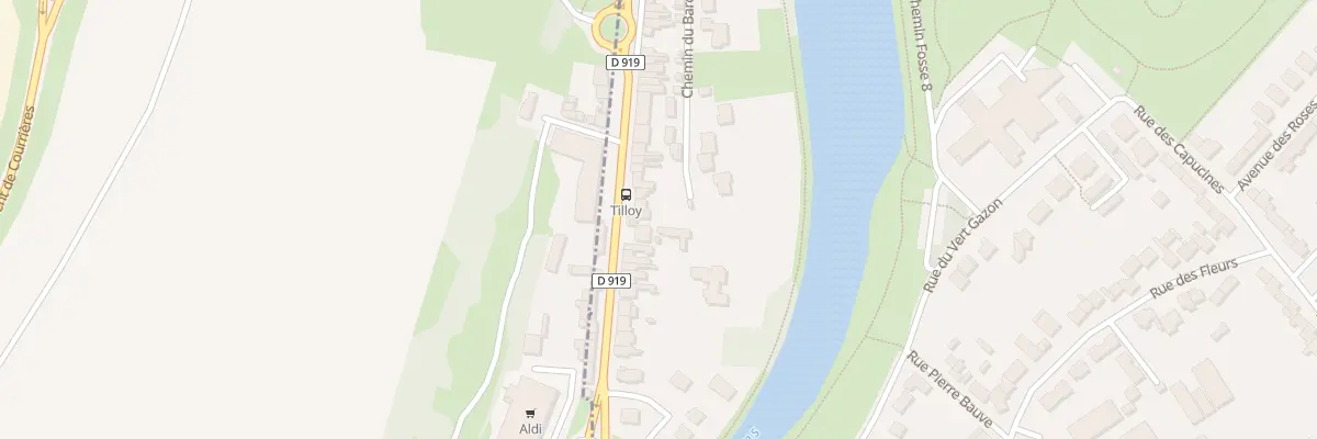 Plan du 16 Rue Maurice Tilloy à Courrières