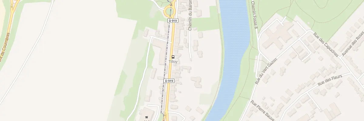 Plan du 18 Rue Maurice Tilloy à Courrières