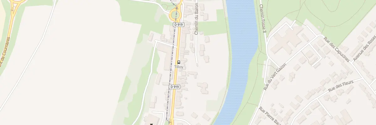 Plan du 20 Rue Maurice Tilloy à Courrières