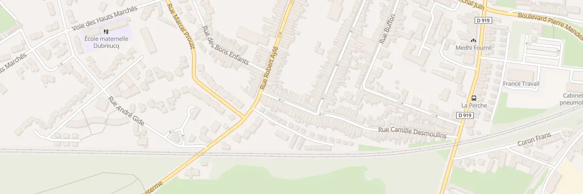 Plan du 266 Rue Camille Desmoulins à Hénin-Beaumont
