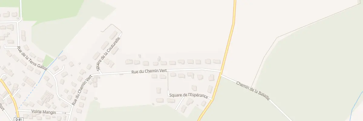 Plan du 31 Rue du Chemin Vert à Rethondes