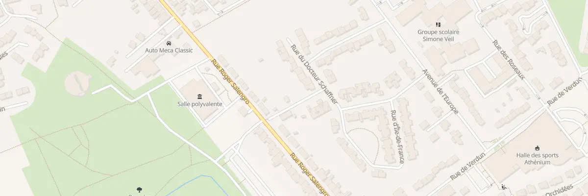 Plan du 1B Rue du Docteur Schaffner à Wavrin