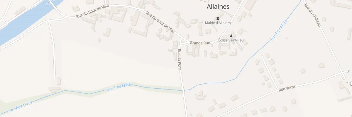 Plan du 6 Rue du Pont à Allaines
