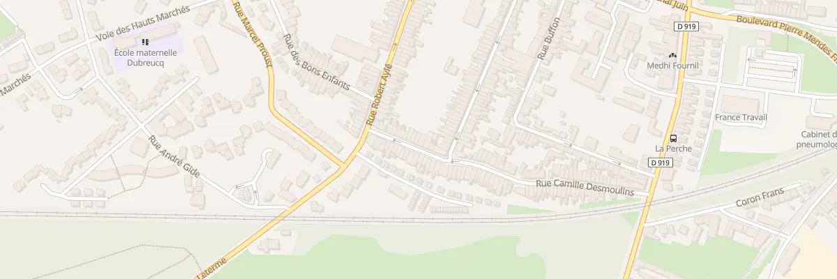 Plan du 258 Rue Camille Desmoulins à Hénin-Beaumont