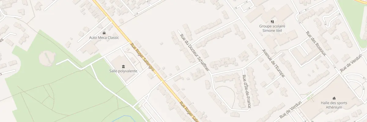 Plan du 3 Rue du Docteur Schaffner à Wavrin