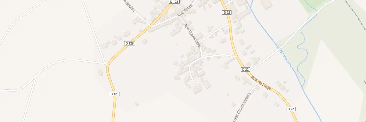 Plan du 9 Rue de Chantemerle à Thoury-Férottes