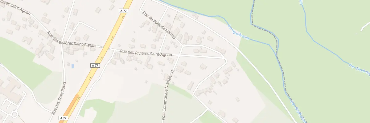 Plan du 174 Rue Rivieres Saint Agnan à Cosne-Cours-sur-Loire