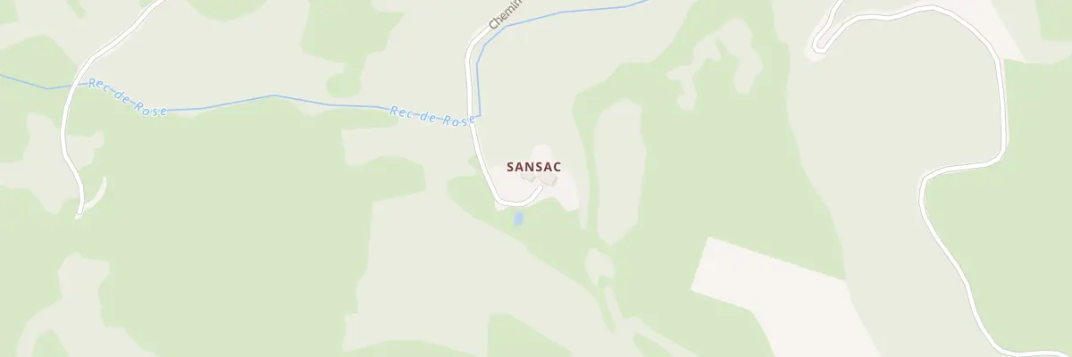 Plan du 613 Che de Sansac à Castanet-le-Haut