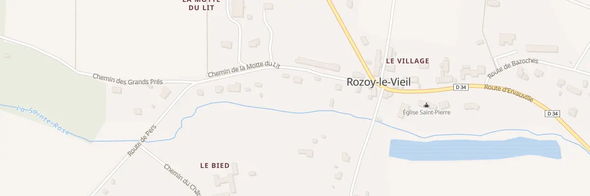 Plan du 113 Rte de Pers à Rozoy-le-Vieil