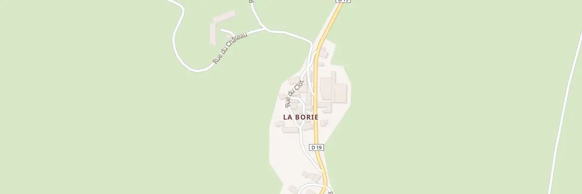 Plan du 5355 La Borie à Prades-d’Aubrac