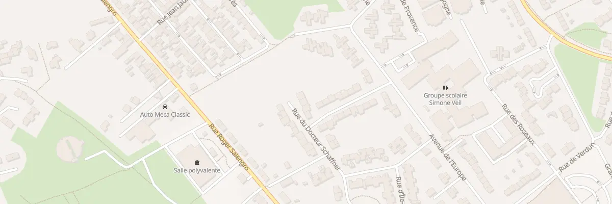 Plan du 10 Rue du Docteur Schaffner à Wavrin