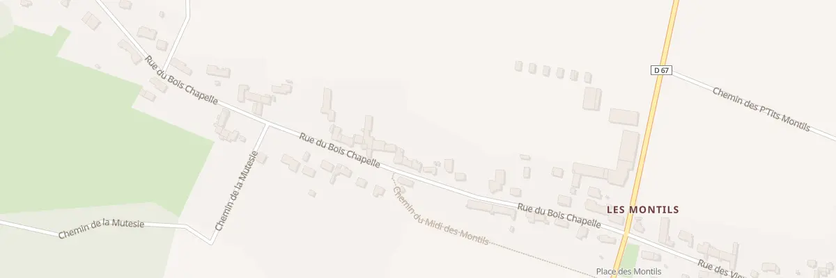 Plan du 22 Rue du Bois Chapelle à La Chapelle-Rablais