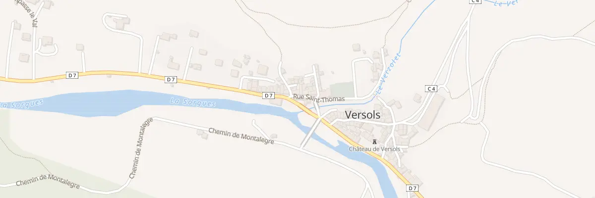Plan du 5064 Rue du Barry à Versols-et-Lapeyre