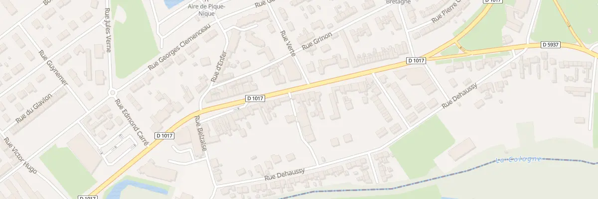 Plan du 34 Rue Faubourg de Bretagne à Péronne