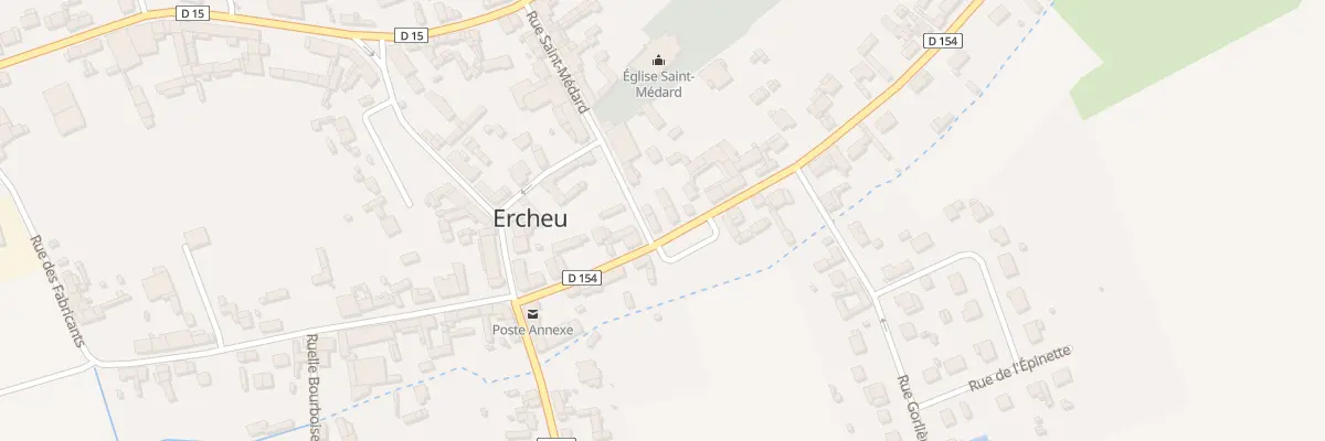 Plan du 2 Rue Saint Medard à Ercheu