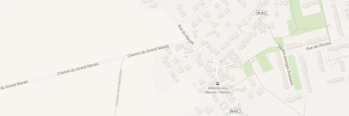 Plan du 89B Rue du Marais à Allennes-les-Marais