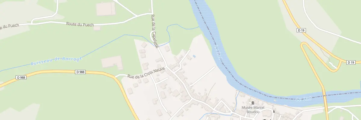 Plan du 5171 La Calquiére à Sainte-Eulalie-d’Olt