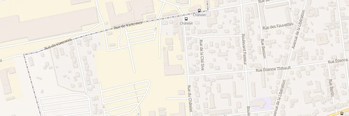 Plan du 13 Rue du Chatelet à Montereau-Fault-Yonne