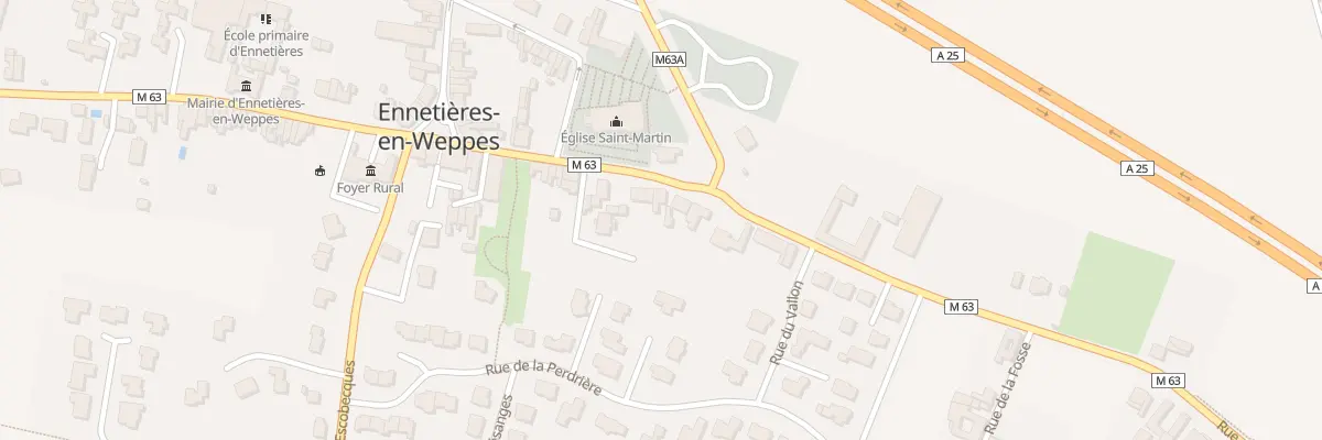 Plan du 15 Rue du Bourg à Ennetières-en-Weppes
