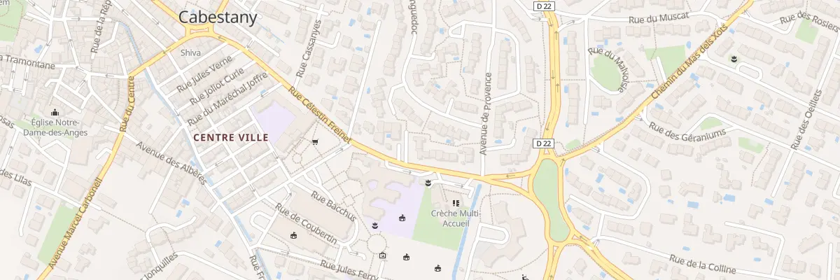 Plan du 11 Rue Celestin Freinet à Cabestany